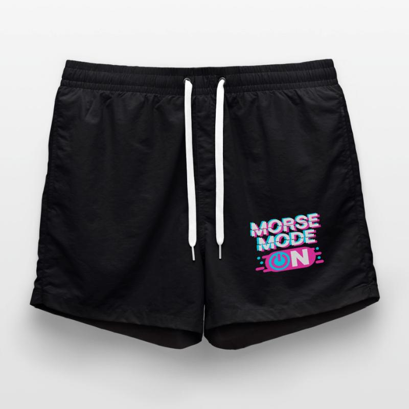 Morsecode Morse Code On Badeshorts