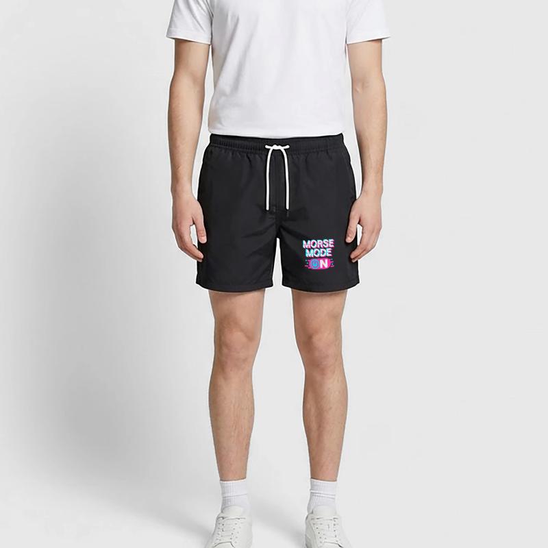 Morsecode, Morse, code Morse activé Short de bain