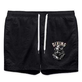 Plongée - Short de bain - noir - Devant - AI Model Male 185 light (185cm)