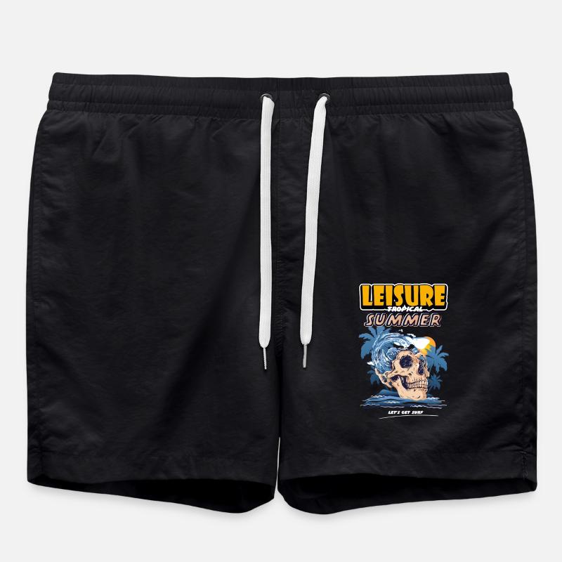 Loisirs Été tropical - Short de bain - noir