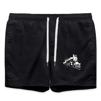 Train - Swim Trunks - black - Front - AI Model Male 185 light (185cm)