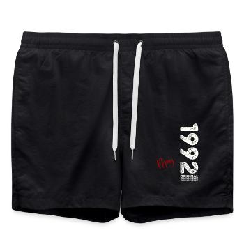 33ème Anniversaire Original Mai Millésime 1992 - Short de bain - noir - Devant - AI Model Male 185 light (185cm)