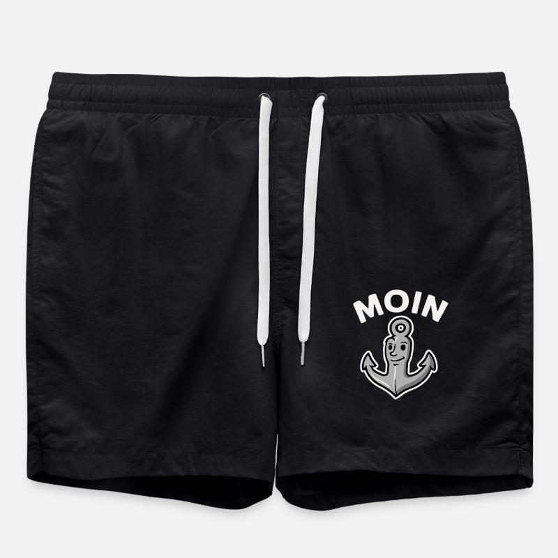 Moin Anker - Short de bain - noir
