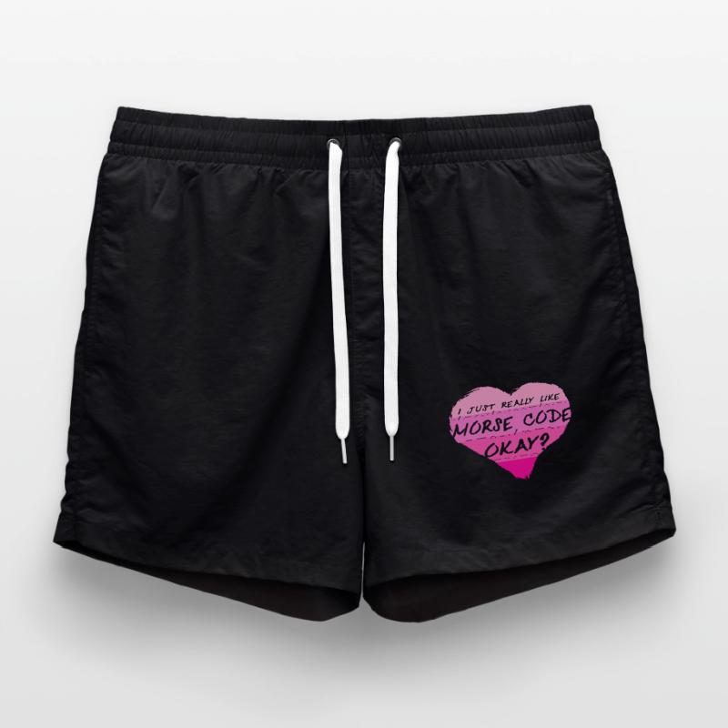 Morsecode J’aime vraiment le code Morse, d’accord ? Short de bain