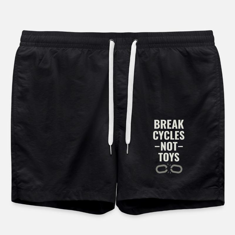 Emotionally Available Father Sanfter - Swim Trunks - black