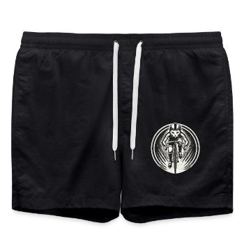 Chat sportif sur le vélo pour les amateurs de vélo de route - Short de bain - noir - Devant - AI Model Male 185 light (185cm)