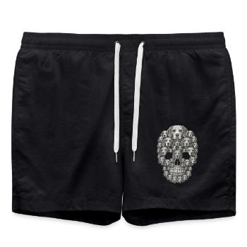 Beagle - Badeshorts - Schwarz - Vorne - AI Model Male 185 light (185cm)
