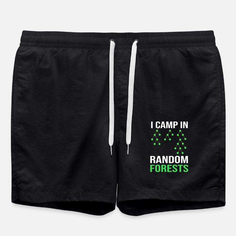 Programmer Coder GPT - Swim Trunks - black