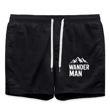 Wander Man - Swim Trunks - black - Front - AI Model Male 185 light (185cm)