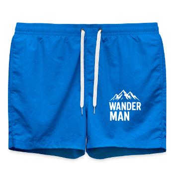 Wander Man - Swim Trunks - cobalt blue - Front
