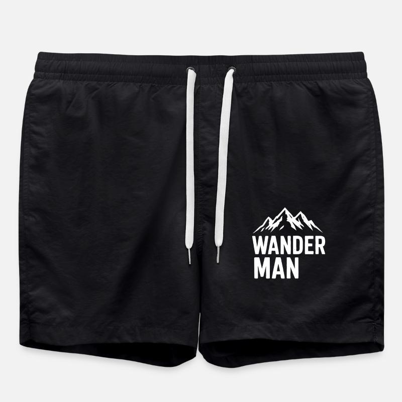 Wander Man - Swim Trunks - black