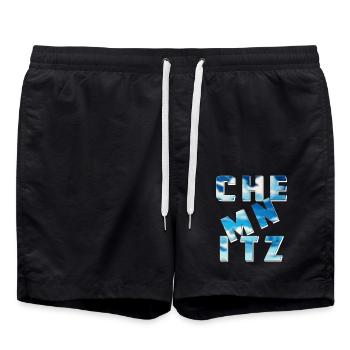 CHEMNITZ - Short de bain - noir - Devant - AI Model Male 185 light (185cm)