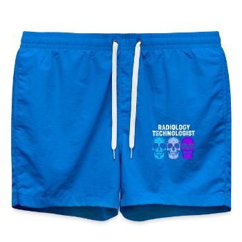 IRM Radiologue Radiologie Rad Tech X-ray - Short de bain - cobalt blue - Devant