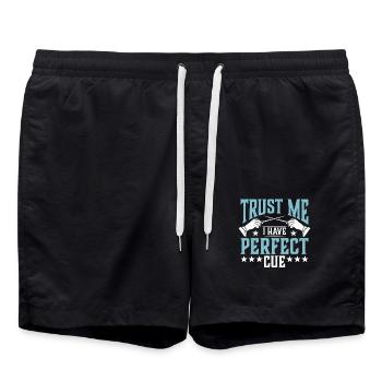 Music Director Trust Me I Have Perfect Musician - Swim Trunks - black - Front - AI Model Male 185 light (185cm)