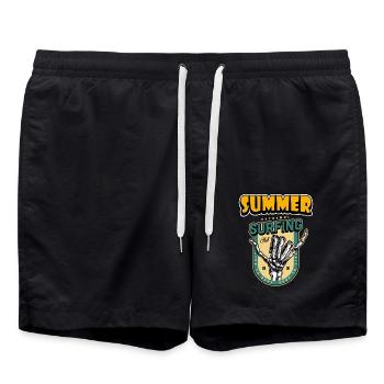 Club de surf extremal d’été - Short de bain - noir - Devant - AI Model Male 185 light (185cm)
