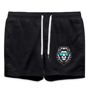 Leo Gerhard - Short de bain - noir - Devant - AI Model Male 185 light (185cm)