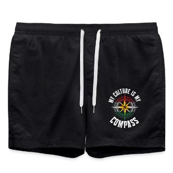 Kurdistan Kurd Kurds - Swim Trunks - black - Front - AI Model Male 185 light (185cm)
