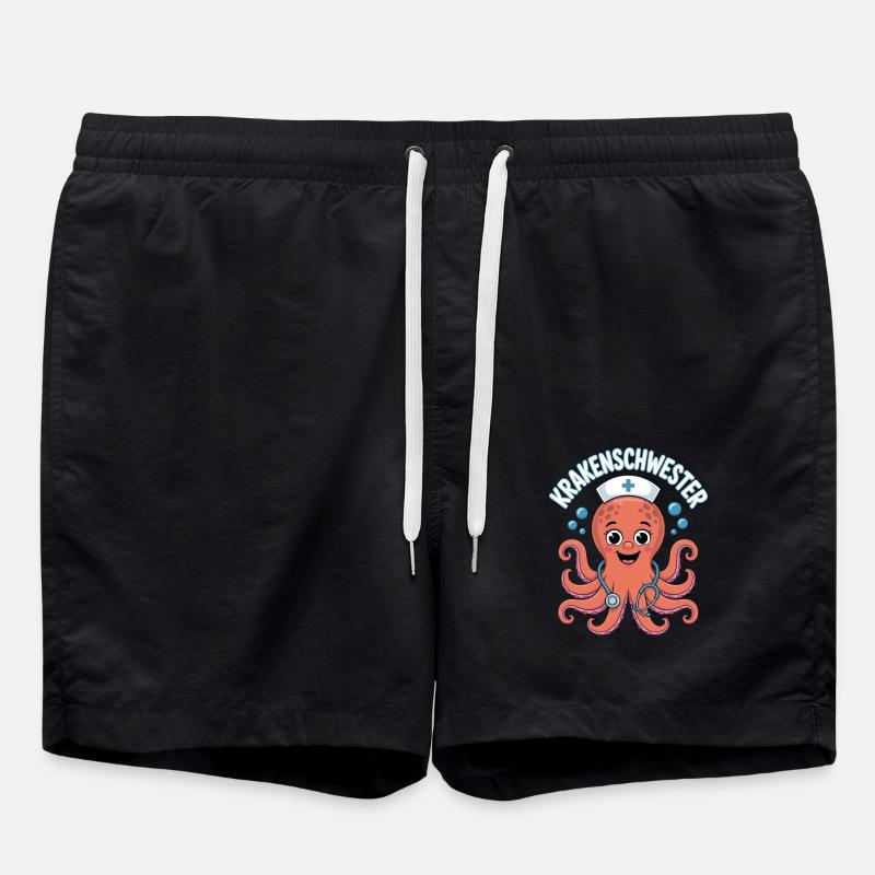 Kraken Infirmière Infirmière - Short de bain - noir