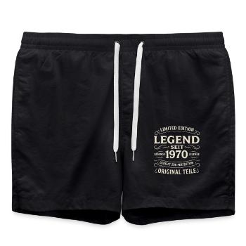 Légende depuis 1970 – pièces d’origine - Short de bain - noir - Devant - AI Model Male 185 light (185cm)
