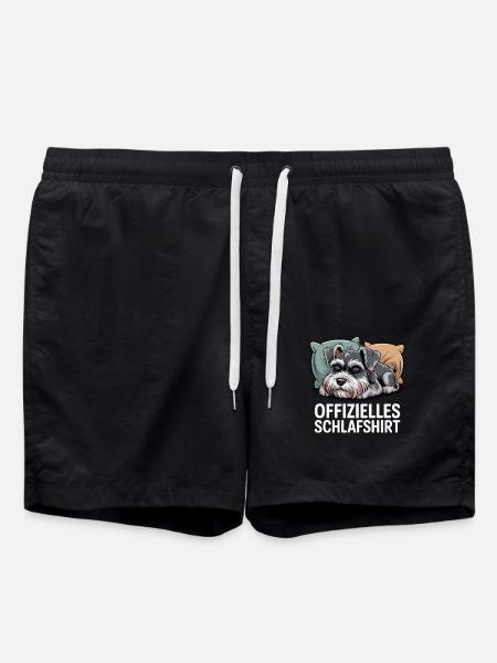 Offizielles Schlafshirt Schnauzer - Badeshorts - Schwarz