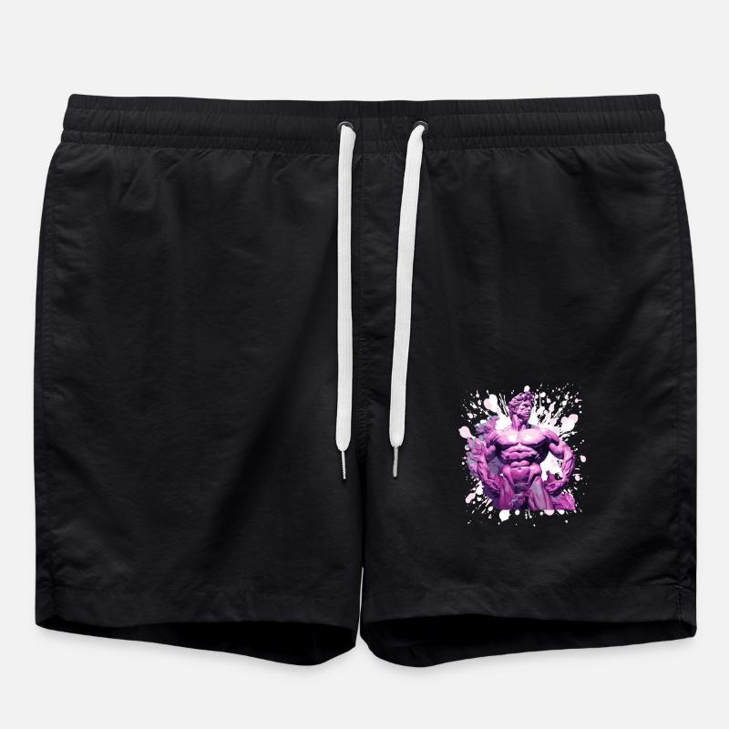 Bodybuilding Gym - Badeshorts - Schwarz