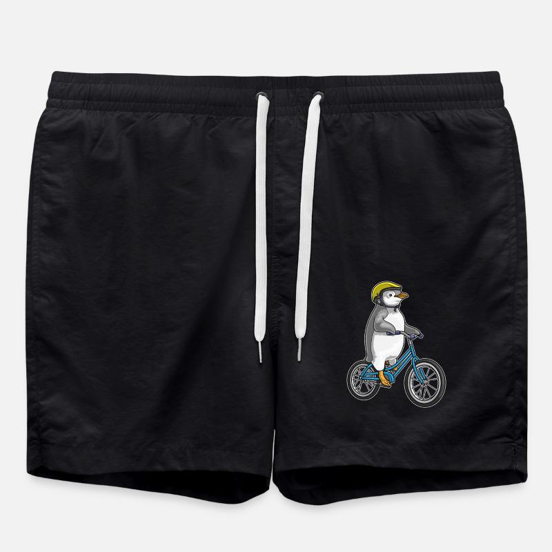 Penguin Bike - Swim Trunks - black