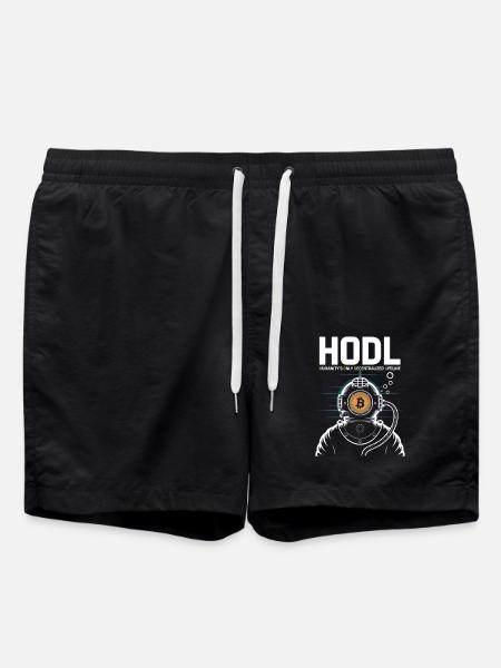 Bitcoin - Badeshorts - Schwarz