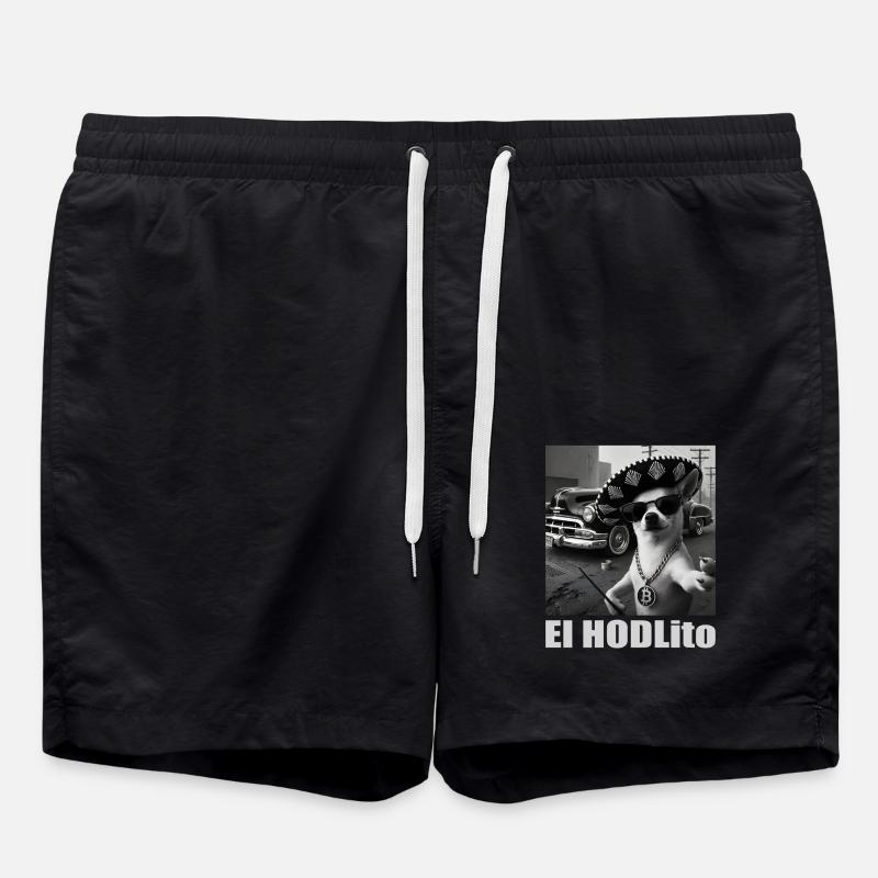 Bitcoin - Badeshorts - Schwarz
