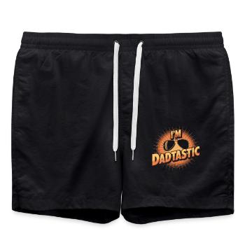 Ich Bin Dadtastic Sonnenbrille Cooles Design - Badeshorts - Schwarz - Vorne - AI Model Male 185 light (185cm)