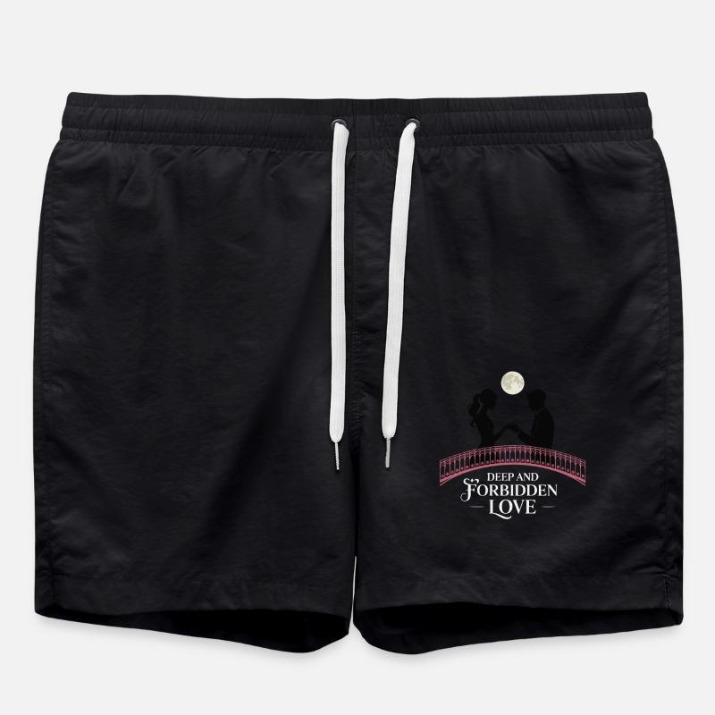 VERBOTENE LIEBE - Badeshorts - Schwarz