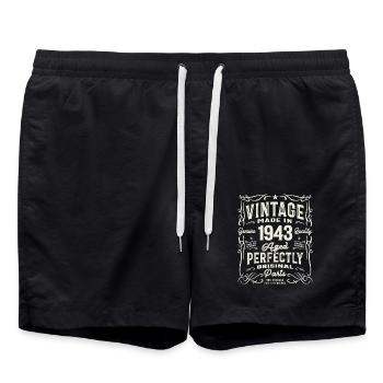 Millésime 1943 82e anniversaire Tournant 82 - Short de bain - noir - Devant - AI Model Male 185 light (185cm)
