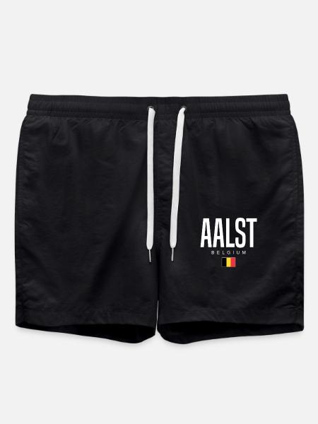 Aalst, Belgium - Swim Trunks - black
