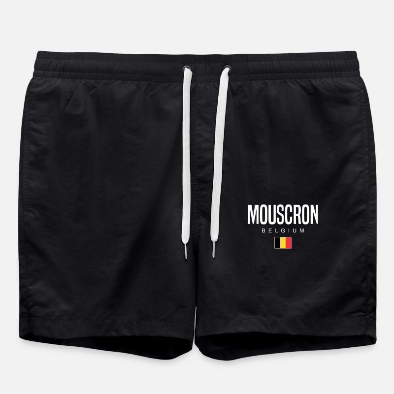 Mouscron, Belgium - Swim Trunks - black