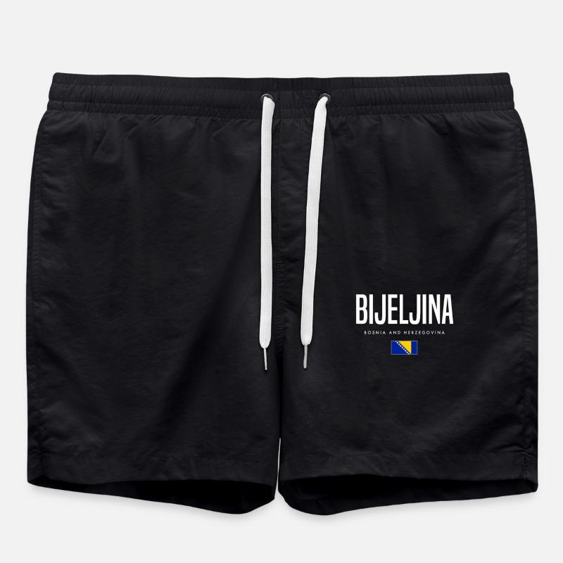 Bijeljina, Bosnie-Herzégovine - Short de bain - noir