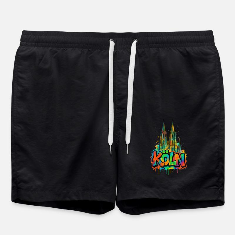 Dom Graffiti Style - Short de bain - noir