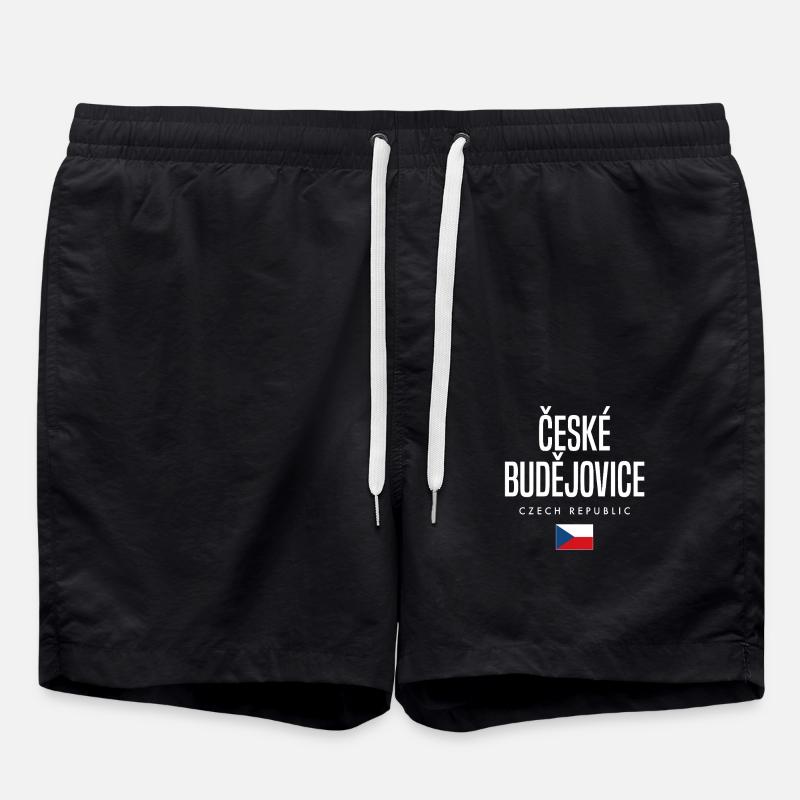 Ceske Budejovice, République tchèque - Short de bain - noir