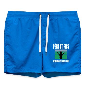 père et fils papa stéphanois saint étienne - Short de bain - cobalt blue - Devant