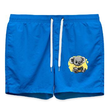 Gamer Koala avec manette - Short de bain - cobalt blue - Devant