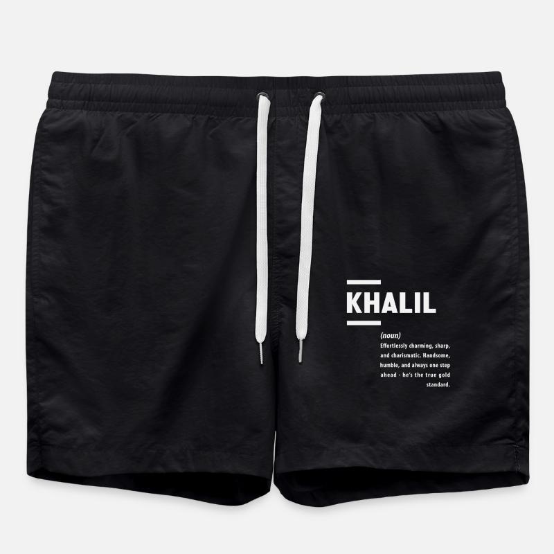 Khalil Definition Name Khalil - Swim Trunks - black