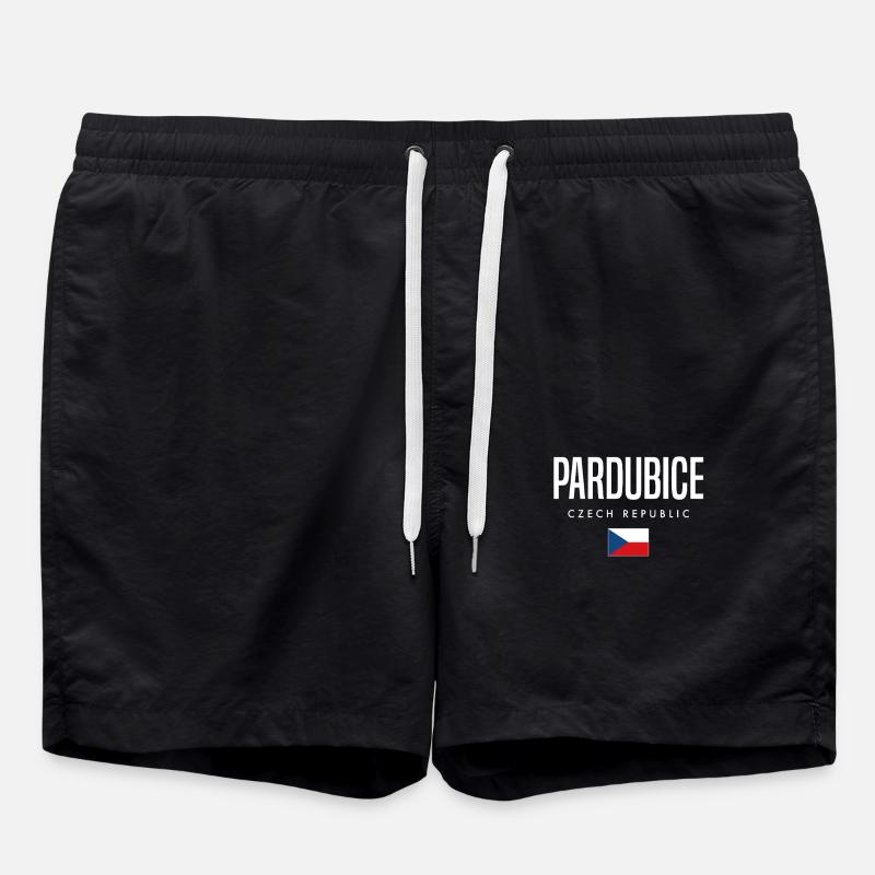 Pardubice, Czech Republic - Swim Trunks - black