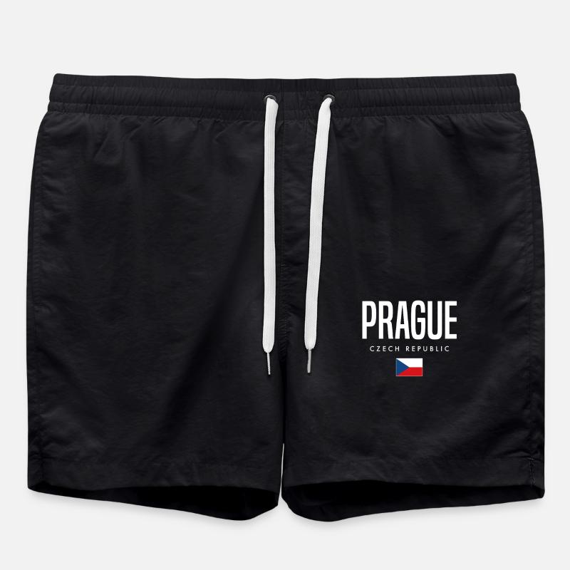 Prague, République tchèque - Short de bain - noir