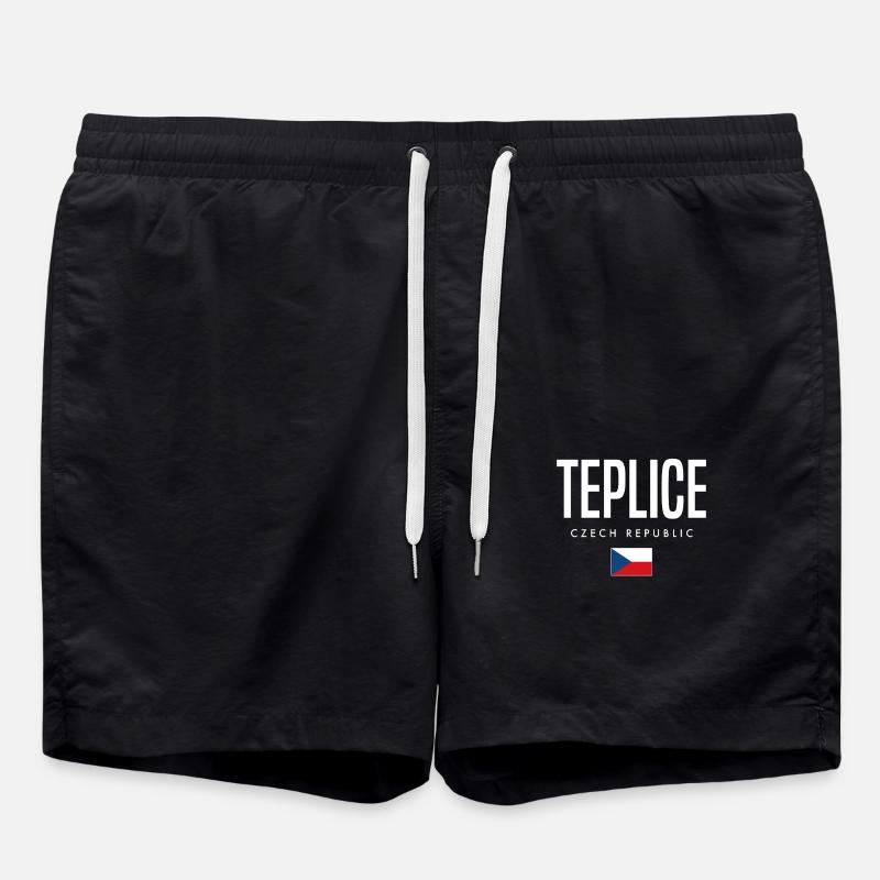Teplice, Czech Republic - Swim Trunks - black