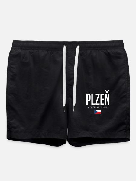 Pilsen Tschechien - Badeshorts - Schwarz