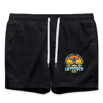 Parachutiste Une nouvelle Je suis un parachutiste fier - Short de bain - noir - Devant - AI Model Male 185 light (185cm)