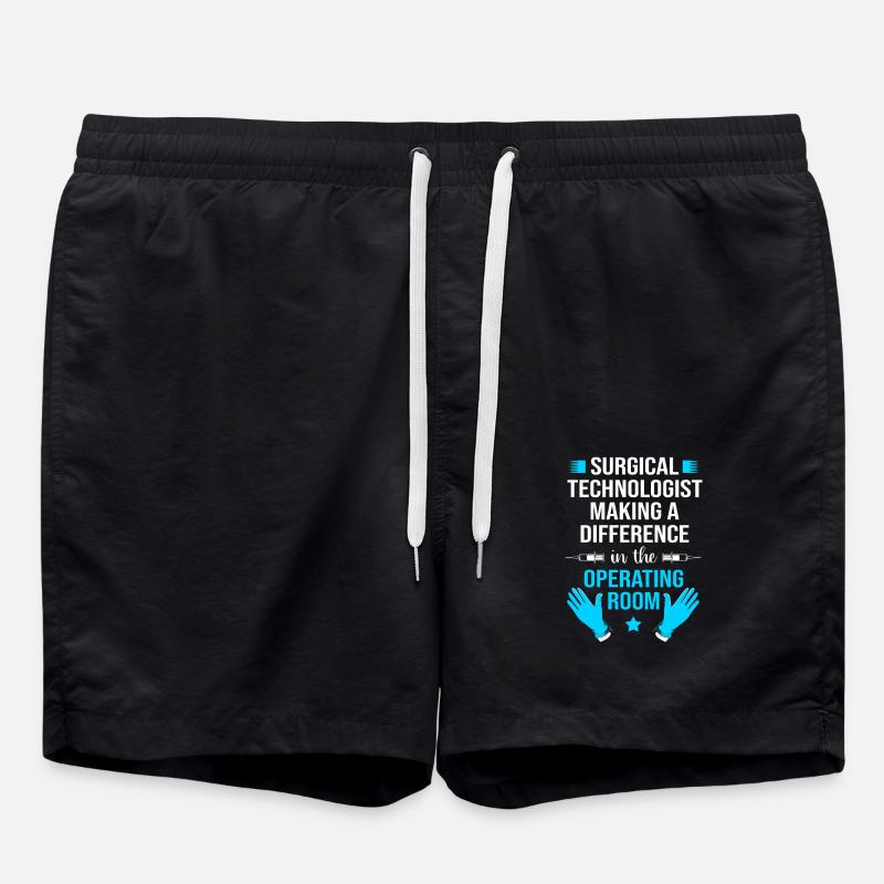 Surgeon Surgery CTA - Swim Trunks - black