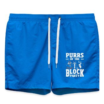 Unterstützen Sie Lokale Straßenkatzen - Badeshorts - Cobalt blue - Vorne