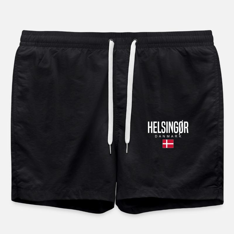 Helsingör, Danmark - Badshorts - svart