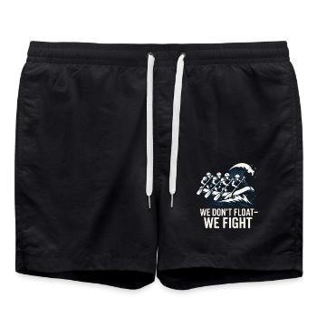 Aventure en eau vive Rafting Équipage Plein air - Short de bain - noir - Devant - AI Model Male 185 light (185cm)