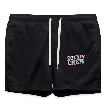 Équipage de cousins - Short de bain - noir - Devant - AI Model Male 185 light (185cm)