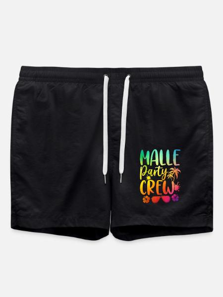 Malle Party Crew - Swim Trunks - black